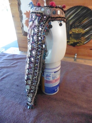 Vintage tribal mirror - tribal,