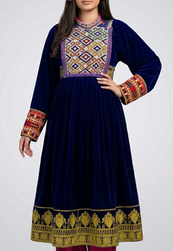 Afghan dress handmade - afghan,