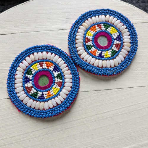 Vintage kuchi beaded - vintage, flower